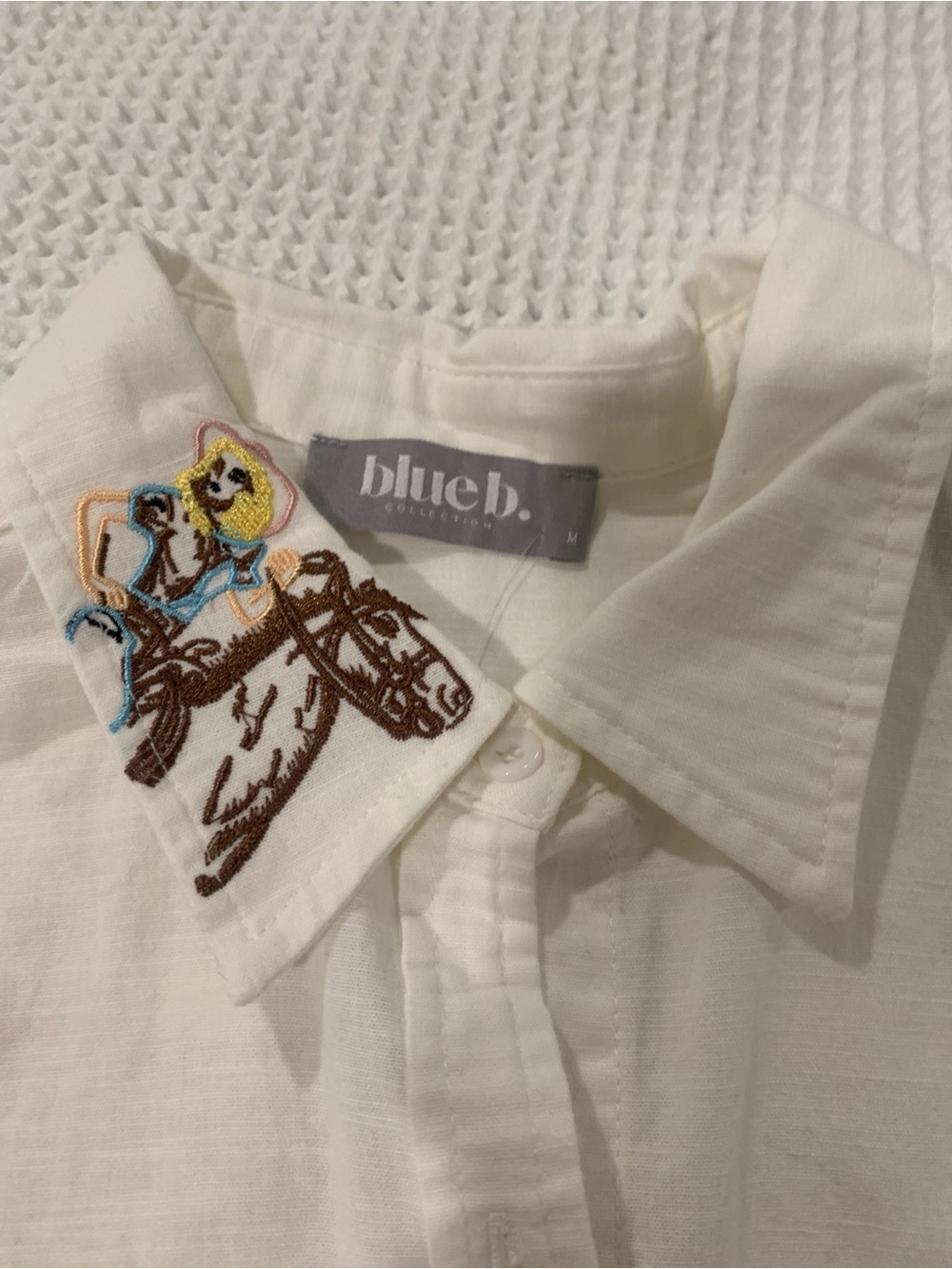 Cute cowgirl shirt by BLUE B - Picture 2 of 13